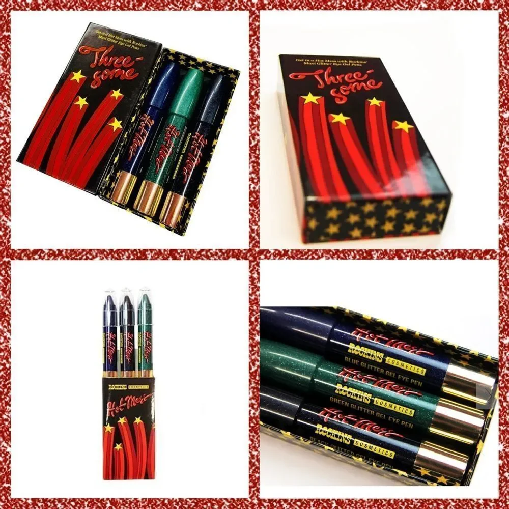 Rockins HotMess Threesome Glitter Gel Pens